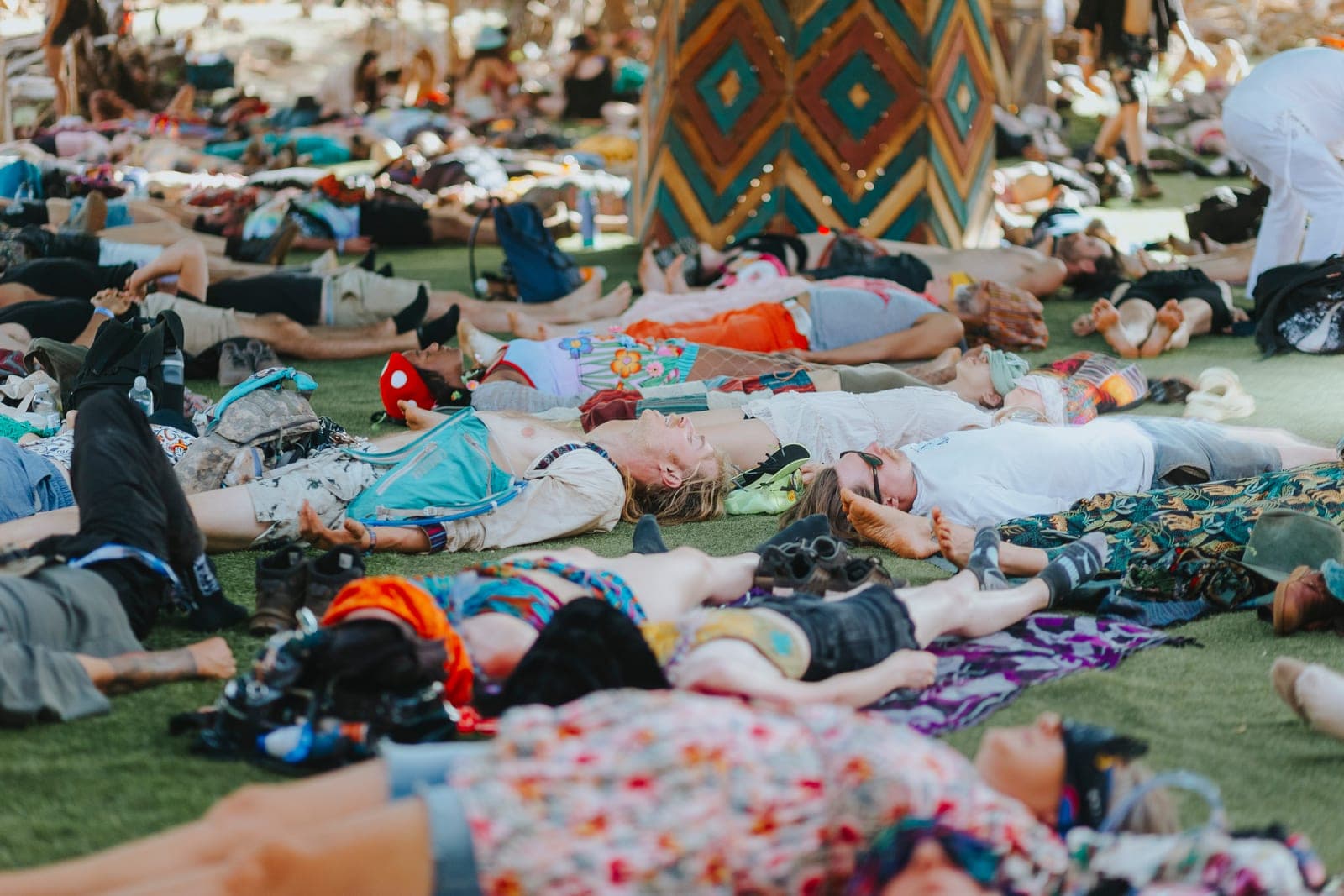 Wellness gathering and ceremony in nature